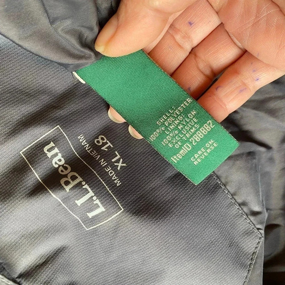 L.L. Unisex Adult Waterproof Hoodie Jacket Windbreaker Size XL18 Pocket - Picture 4 of 11